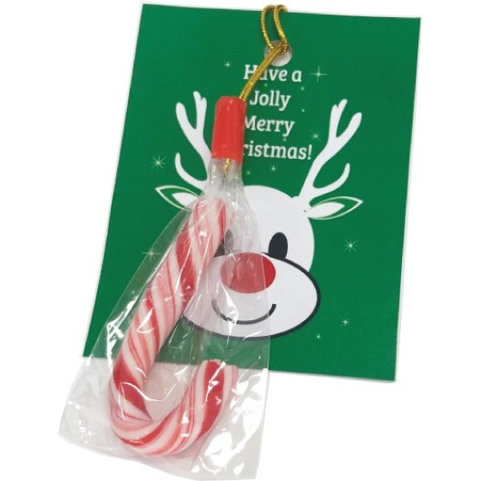 Promotional Candy Canes With Cards